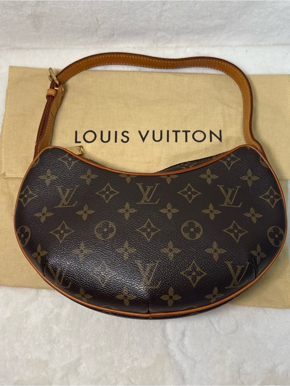 Louis Vuitton Monogram Crescent Shoulder Bag - Brown/Tan
